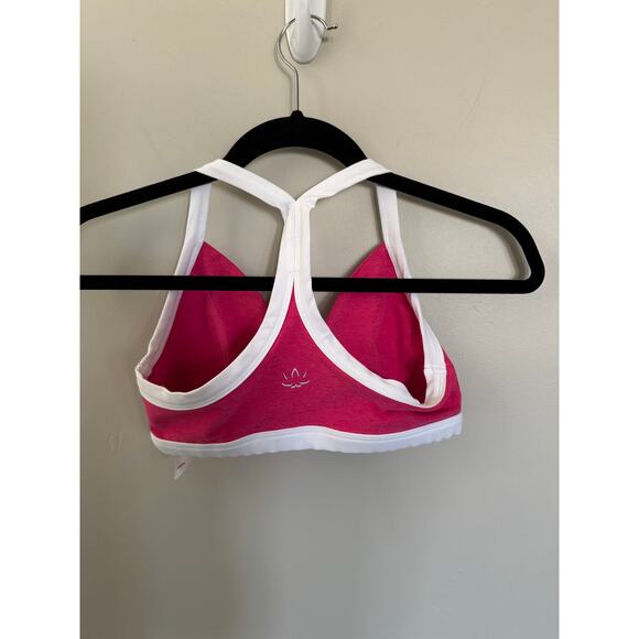 NWOT Women’s Beyond Yoga Spacedye Outlines Bra in Vivid Pink Heather SZ M - Picture 6 of 7